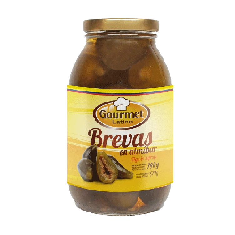 [OM-1922] Brevas/Ganze Blühfeigen (eingelegt) - Gourmet Latino, 790g Glas